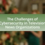 The Challenges of Cybersecurity in Television News Organizations
