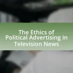 The Ethics of Political Advertising in Television News