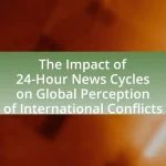 The Impact of 24-Hour News Cycles on Global Perception of International Conflicts