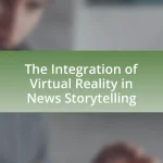 The Integration of Virtual Reality in News Storytelling